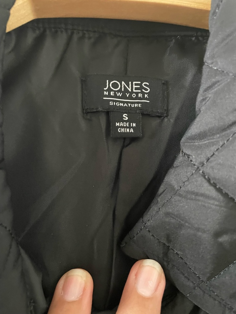 Jones New York Quilted Button Front Jacket - Picture 3 of 3